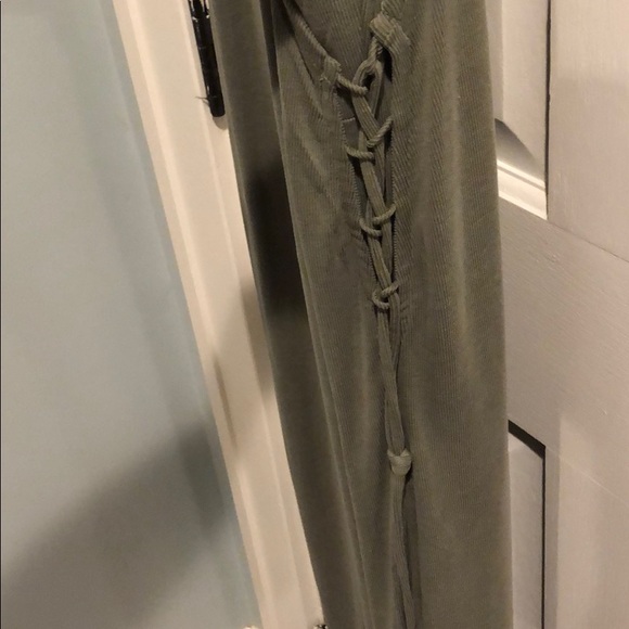 Splendid jersey dress with laceup detail - Picture 3 of 6